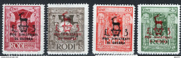 Egeo 1944 Sass.126/29 **/MNH VF/F - Egée (Duitse Bezetting)