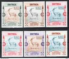 Eritrea 1934 Sass.220/25 */MH VF/F - Eritrea