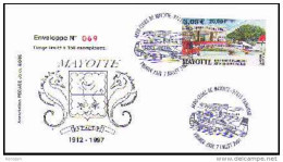 (0257) Mayotte FDC Aéroclub 7/07/01 - Otros & Sin Clasificación