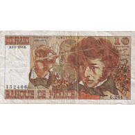 France, 10 Francs, Berlioz, 1976, G.284, TB+, Fayette:63.17, KM:150c - 10 F 1972-1978 ''Berlioz''