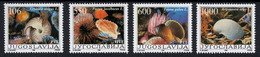 Yugoslavia 1988 Fauna Seashell Gibulla MogusPecten Jacobaeus Tonna Galea Argonauta Argo, Set MNH - Sonstige & Ohne Zuordnung