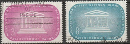 UNO New York 1955 Mi-Nr.37 - 38 O Gestempelt UNESCO ( 3976) Günstiger Versand - Used Stamps