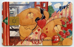 BT PHONECARD : FOREVER FRIENDS - DEBORAH JONES - BEAR £2 - BT Promozionali