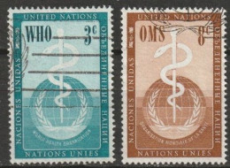 UNO New York 1956 Mi-Nr.49 - 50 O Gestempelt WHO ( 4123) Günstiger Versand - Used Stamps