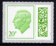 GB 2023 KC 3rd 20p Green Barcoded Machin Umm MAIL ( 1347 ) - Unused Stamps