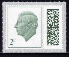 GB 2023 KC 3rd 2p Green Barcoded Machin Umm MAIL ( M1348 ) - Neufs