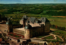 Hautefort Vue Du Ciel Vue D'ensemble La Chapelle Et Facade Est          CPM Ou CPSM - Hautefort