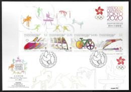 Hong Kong 2021 - Paraolympics, Olympics, Tokyo Winners,Table Tennis,Cycling,Bicycle,Sailing,Boat,Swimming FDC (**) - Lettres & Documents