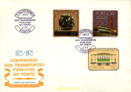 715147 MNH PORTUGAL 1973 CENTENARIO DE LOS TRANSPORTES PUBLICOS DE PORTO - Andere & Zonder Classificatie