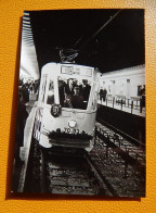 BRUXELLES - Inauguration Du Pré-métro Par Le Roi Baudoin En 1969 -  (Photo R. TEMMERMAN) -  (9 X 13 Cm) - Transport Urbain Souterrain