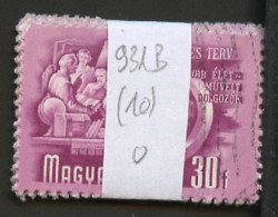 Hongrie - Hungary - Ungarn Lot 1950 Y&T N°931B - Michel N°1073 (o) - 30fi Foyer Culturel - Lot De 10 Timbres - Collezioni