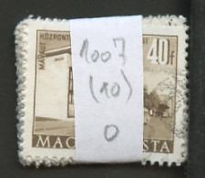 Hongrie - Hungary - Ungarn Lot 1951-52 Y&T N°1007 - Michel N°1188 (o) - 40fi Gare De Budapest - Lot De 10 Timbres - Collezioni