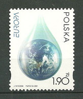 POLAND MNH ** 3656 Europa L'eau La Terre Dans Un Goutte D'eau - Ungebraucht