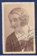 Autographe Signature à L'encre Artiste Théâtre Marigny Photo De Walery Voir Dos - Acteurs & Comédiens