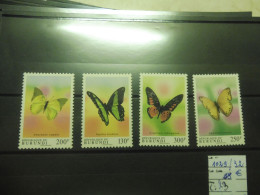Papillon - Vlinder - Butterfly Mnh Neuf **1029/1032 Burundi - Neufs