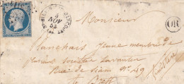 France N°10 Sur Lettre - B/TB - 1852 Louis-Napoleon