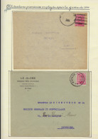 Lot Met NOODSTEMPELS Op 2 Albumbladen Met Enkele ZELDZAME Excemplaren ; Details En Staat Zie 2 Scans ! LOT 203 - Fortune (1919)