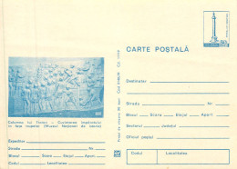 Romania Intreg Postal Fresca Columna Lui Traian Muzeul National De Istorie - Brieven En Documenten