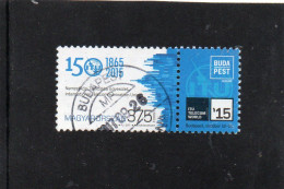 2015 Ungheria - 150° Ann. Unione Int. Telecomunicazioni - Used Stamps