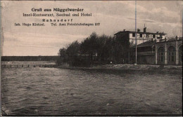 ! Alte Ansichtskarte Gruß Aus Müggelwerder, Berlin Rahnsdorf, 1923 - Mueggelsee