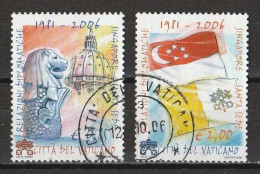Vatican 2006 : Timbres Yvert & Tellier N° 1415 Et 1416 Oblitérés. - Used Stamps