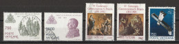 Vatican 1991 : Timbres Yvert & Tellier N° 904 - 905 - 906 - 907 - 908 - 916 - 917 Et 918 Oblitérés. - Used Stamps