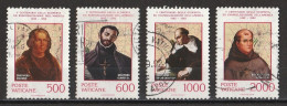 Vatican 1992 : Timbres Yvert & Tellier N° 919 - 920 - 922 Et 923 Oblitérés. - Oblitérés
