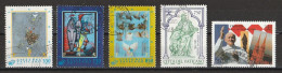 Vatican 1995 : Timbres Yvert & Tellier N° 1015 - 1016 - 1017 - 1021 Et 1023 Oblitérés - Oblitérés