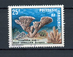 POLYNESIE - FAUNE SOUS-MARINE - POSTE AERIENNE - N° Yt 121 Obli. - Gebraucht