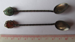 BISTROT - Lot De 2 Petites Cuillères En Argent - Spoons