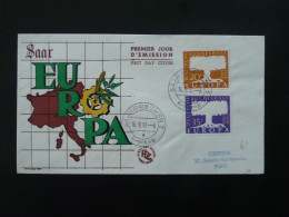 FDC Europa 1957 Sarre Saar (ex 1) - FDC