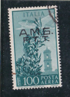 1948 Italia Italy Trieste A  CAMPIDOGLIO 100 Lire Aereo Usato Used Air Mail - Gebraucht