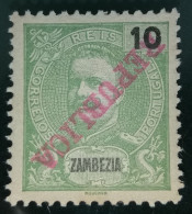 ZAMBÉZIA - D.CARLOS I COM SOBRECARGA "REPÚBLICA" INVERTIDA - Sambesi (Zambezi)