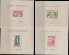 ** COLONIES SERIES - Blocs Feuillets - 1937, Exposition De Paris, Série De 24 Blocs - Non Classés