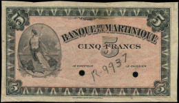 ESS MARTINIQUE - Billets - Pick 16, Essai En Noir Et Rose, Sans Signature Ni Numéro, Annoté R9937 (ex. Archive ABN): "Ba - Otros & Sin Clasificación