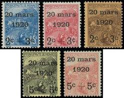 ** MONACO - Poste - 34/38, 5 Valeurs: Orphelins - Nuevos