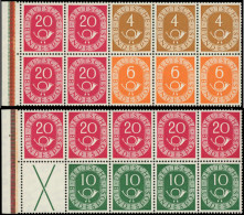 ** ALLEMAGNE BUNDESPOST - Timbres De Carnets - Michel H BI 1/2, 2 Blocs De Carnets Complets: Cor De Poste - Sonstige