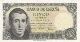 CRBS0897 BILLETE ESPAÑA 5 PESETAS 1951 SIN SERIE SIN CIRCULAR - 5 Peseten