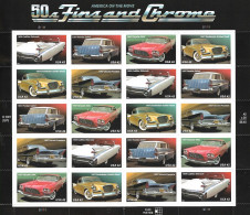 UNITED STATES 2008 CLASSIC CARS 1960S MNH - Blocks & Sheetlets