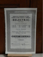 ACTION ANCIENNE BELECTRIC. - Zonder Classificatie