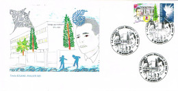 NOUVELLE CALEDONIE CALEDONIA TIMBRE PERSONNALISE PRIVE COLLEGE MARIOTTI 50 ANS 1973 6 OCTOBRE 2023 CAGOU - Used Stamps