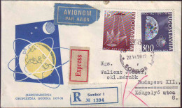 JUGOSLAVIA - RECOM. EXPRESS - GEOFIZIKA - 1959 - Covers & Documents