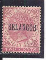 Colonie Britannique Malaisie Selangor N° 5 Neuf Avec Charnière - Selangor