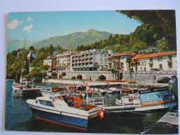 Cpsm Suisse Ascona Lago Maggiore - Tour Du Lac En Bateau - Port - Ascona