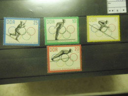 Allemagne Orientale Ddr  J.o.  703/706 Sport 1964  Mnh Neuf ** Perfect Ski - Hiver 1964: Innsbruck