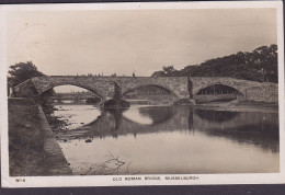 United Kingdom PPC Scotland Old Roman Bridge, Musselburgh A. W.'s Series MUSSELBURGH 1907 Echte Real Photo (2 Scans) - East Lothian