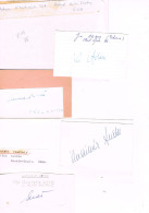 JEUX OLYMPIQUES - AUTOGRAPHES DE MEDAILLES OLYMPIQUES - CONCURRENTS DE TCHECOSLOVAQUIE - - Handtekening