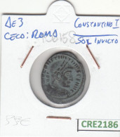 CRE2186 MONEDA ROMANA AE3 VER DESCRIPCION EN FOTO - Other & Unclassified