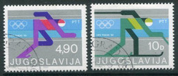 YUGOSLAVIA 1980 Winter Olympic Games Used*.  Michel 1821-22 - Used Stamps