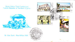 KK-121 NORTHERN CYPRUS TOURISM CASINO TRAP  F.D.C. - Cartas & Documentos